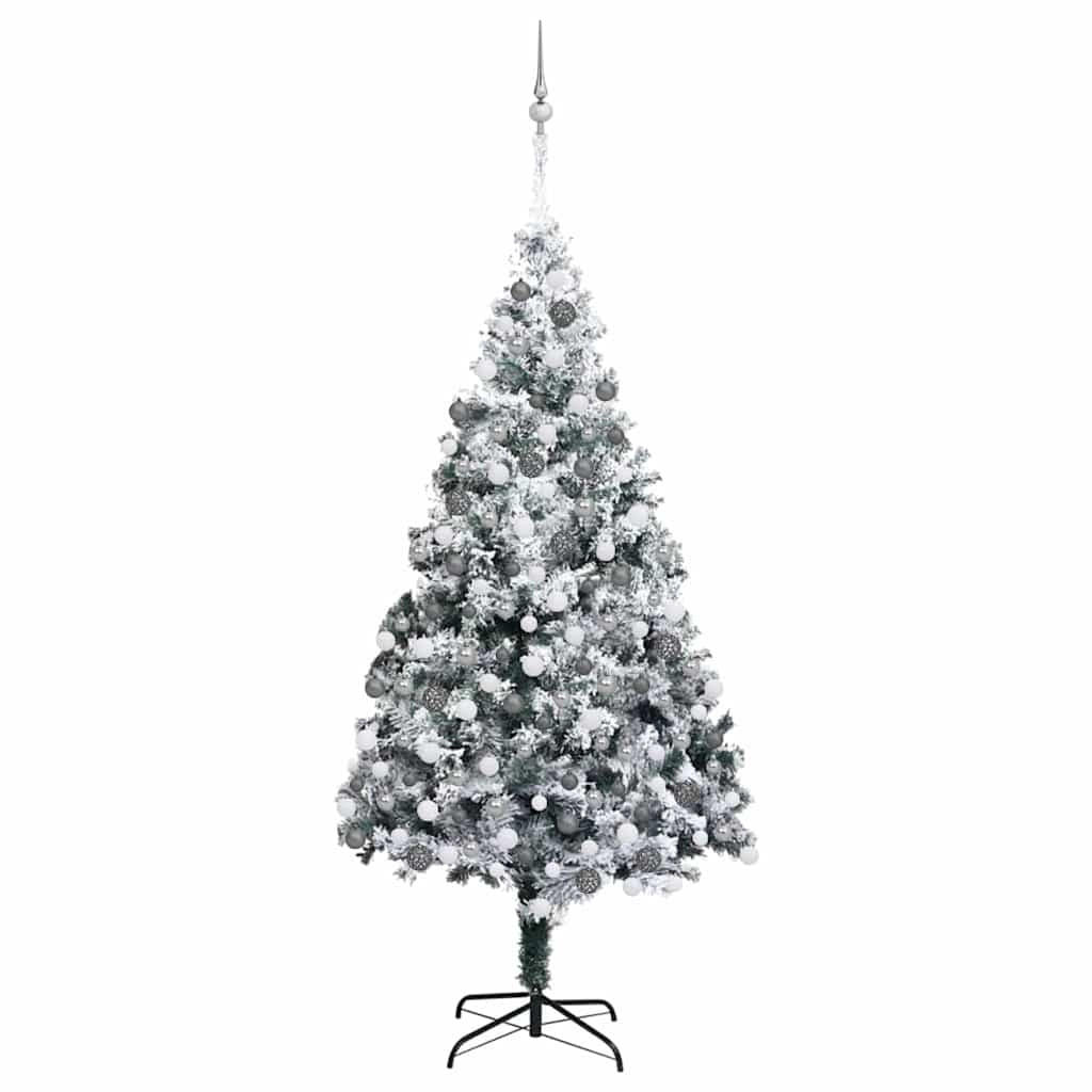 vidaXL Weihnachtsbaum Weiß 180 cm