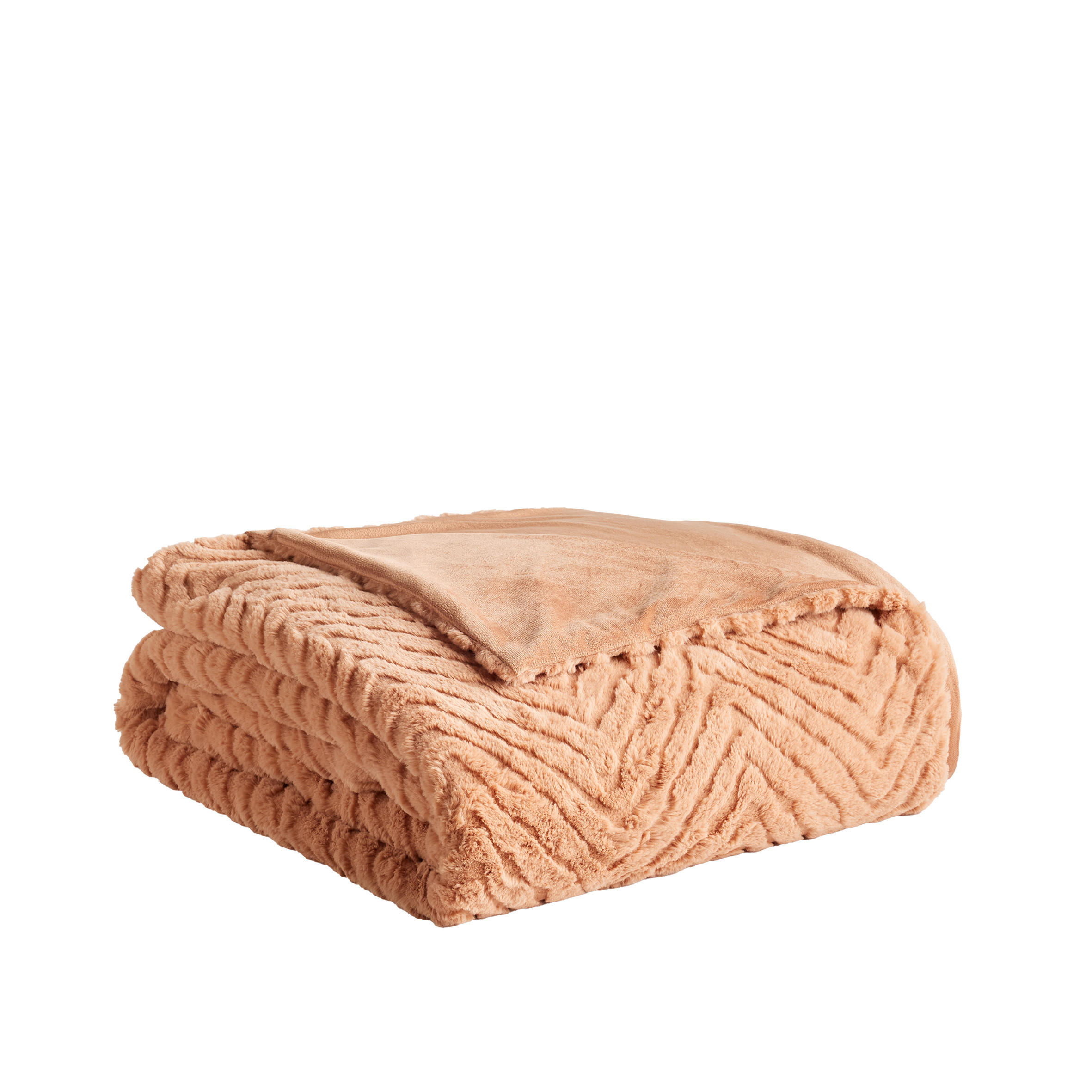 TAGESDECKE Abraconi - Dunkelorange, Textil (180/220cm) - home&you