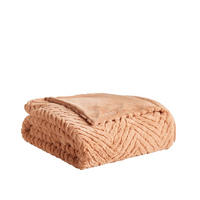 TAGESDECKE Abraconi - Dunkelorange, Textil (180/220cm) - home&you