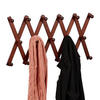 WANDGARDEROBE - Braun, Holz (182.5/7.5/7.5cm) - Relaxdays