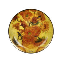 DEKOTELLER Vincent Van Gogh - Sonnenblumen, Dekoteller, Teller, Artis Orbis, Fine Bone China, Bunt, 10 cm - Multicolor, Keramik (1cm) - Goebel