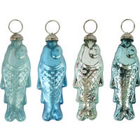 GLASSCHMUCK Fisch 10,5 cm - Blau, Glas (3/10.5/2cm) - FURNARO