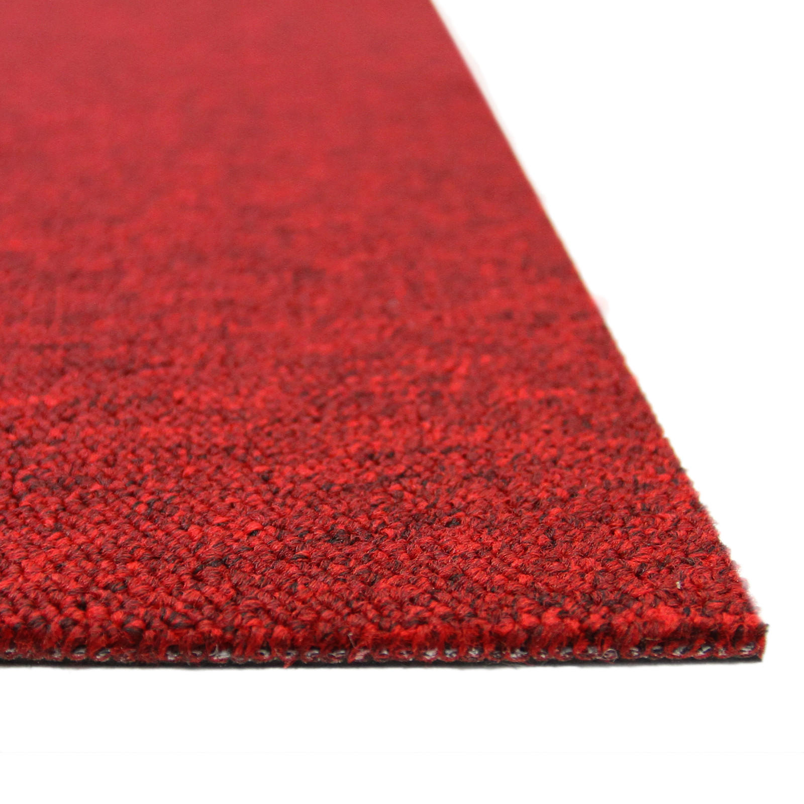 TEPPICHFLIESEN - FIEBERROT (20ER PACK) - Rot, Textil (1/50cm) - Monstershop