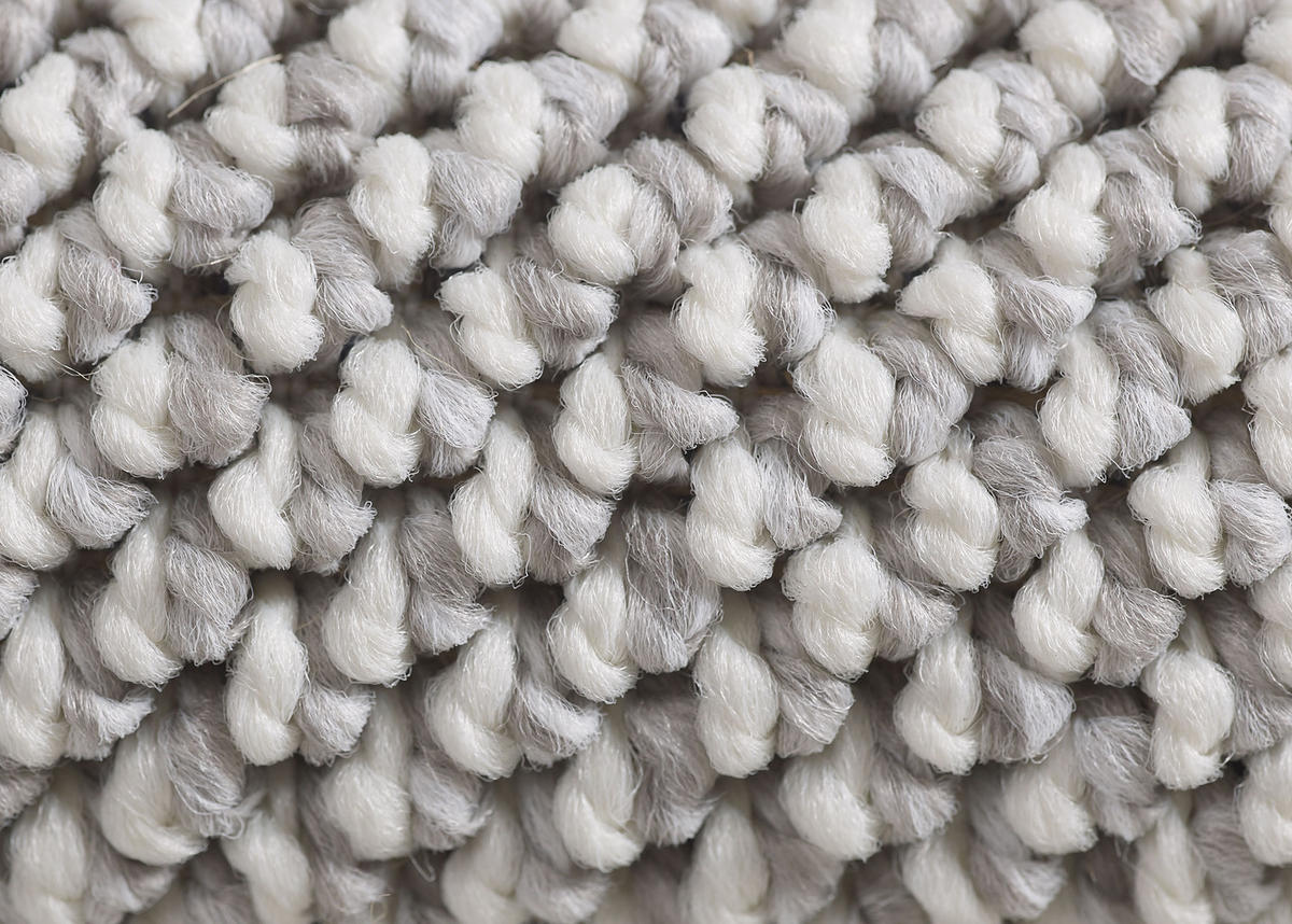 TEPPICH Kurzflor Flachgewebe Uni-Design Polypropylen Wohnzimmer Silber Rechteckig 240x340 - Silberfarben, Textil (240/340cm) - KADIMA DESIGN