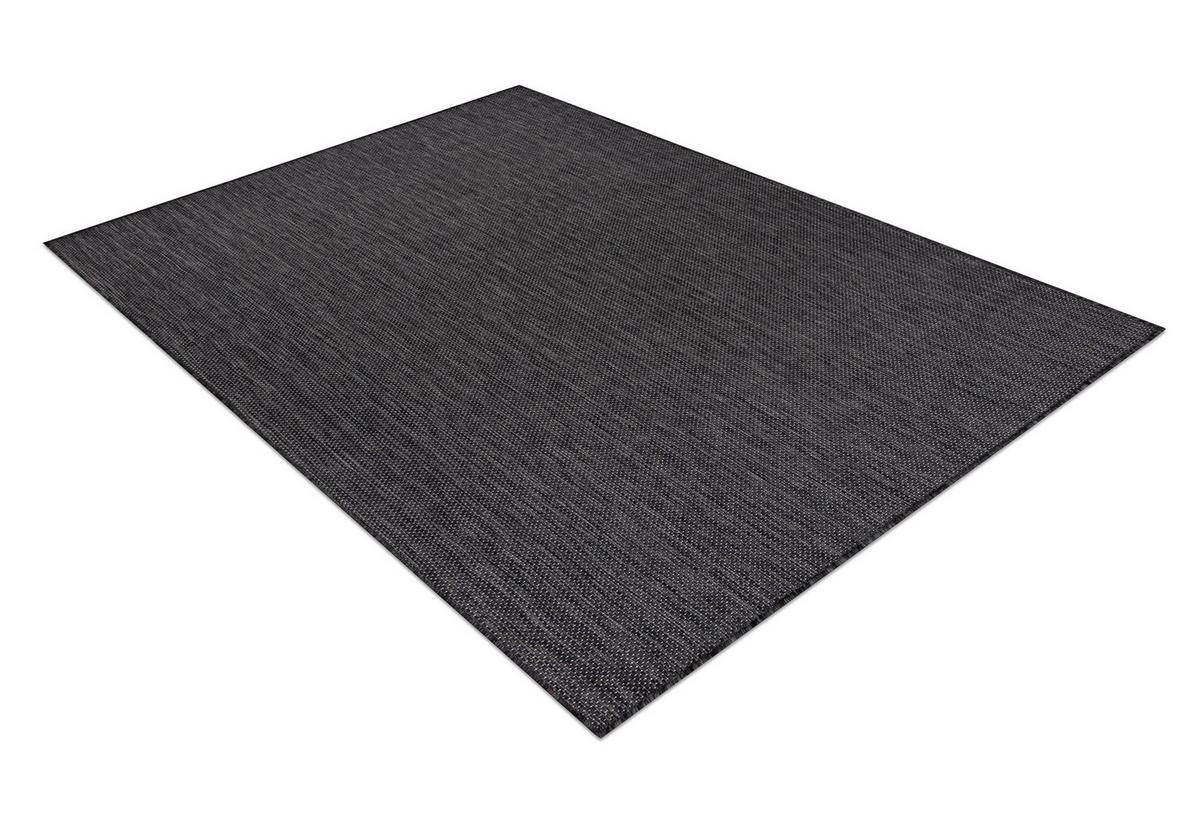 KOBEREC SISAL SION A5165A Melanž ploché tkaní černý 60/100 cm - černá, textil (60/100cm) - rugsX