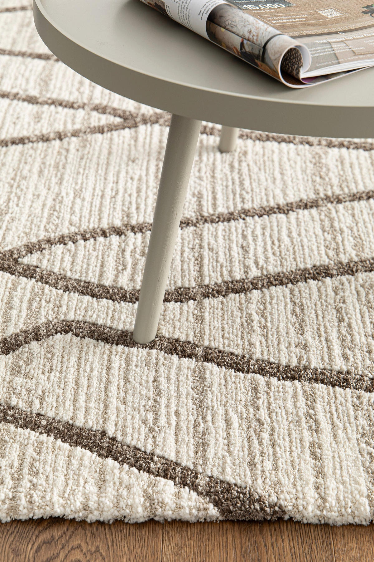 TEPPICH, Weicher Design beige - Beige, Textil (200/290cm) - AFK Living