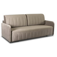 SCHLAFSOFA LUMO Schlaffunktion Zweisitzer beige - Bronzefarben, Holz/Textil (204/91/96cm) - makarowski meble