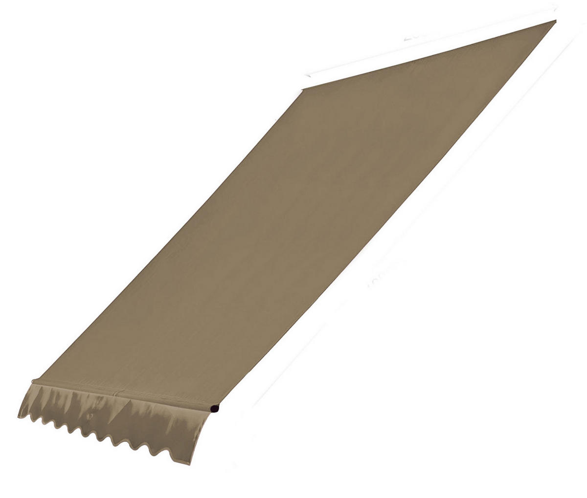 ERSATZDACH für Klemmmarkise 200/130 cm Beige - Beige, Textil (200/1/130cm) - QUICK STAR