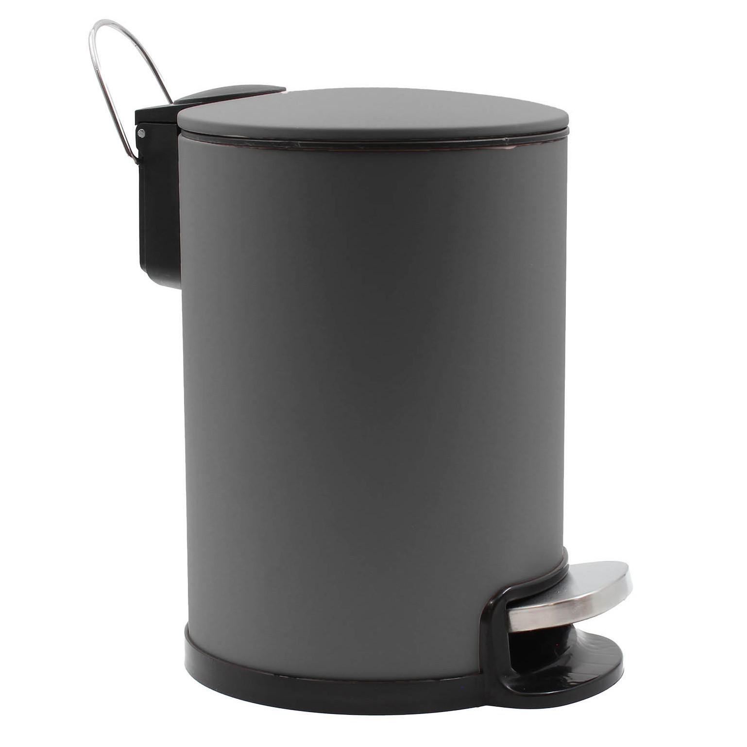 MÜLLEIMER Soft-Close 3 l Metaline - Grau, Metall (20/25/17cm) - Douceur d´intérieur