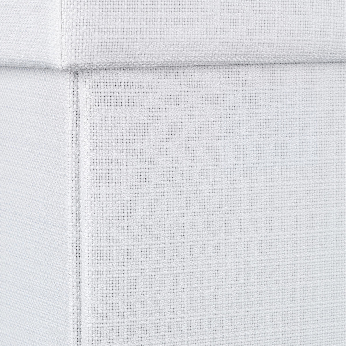 FALTBARER Sitzhocker - Weiß, Holzwerkstoff/Textil (38/38/38cm) - Relaxdays