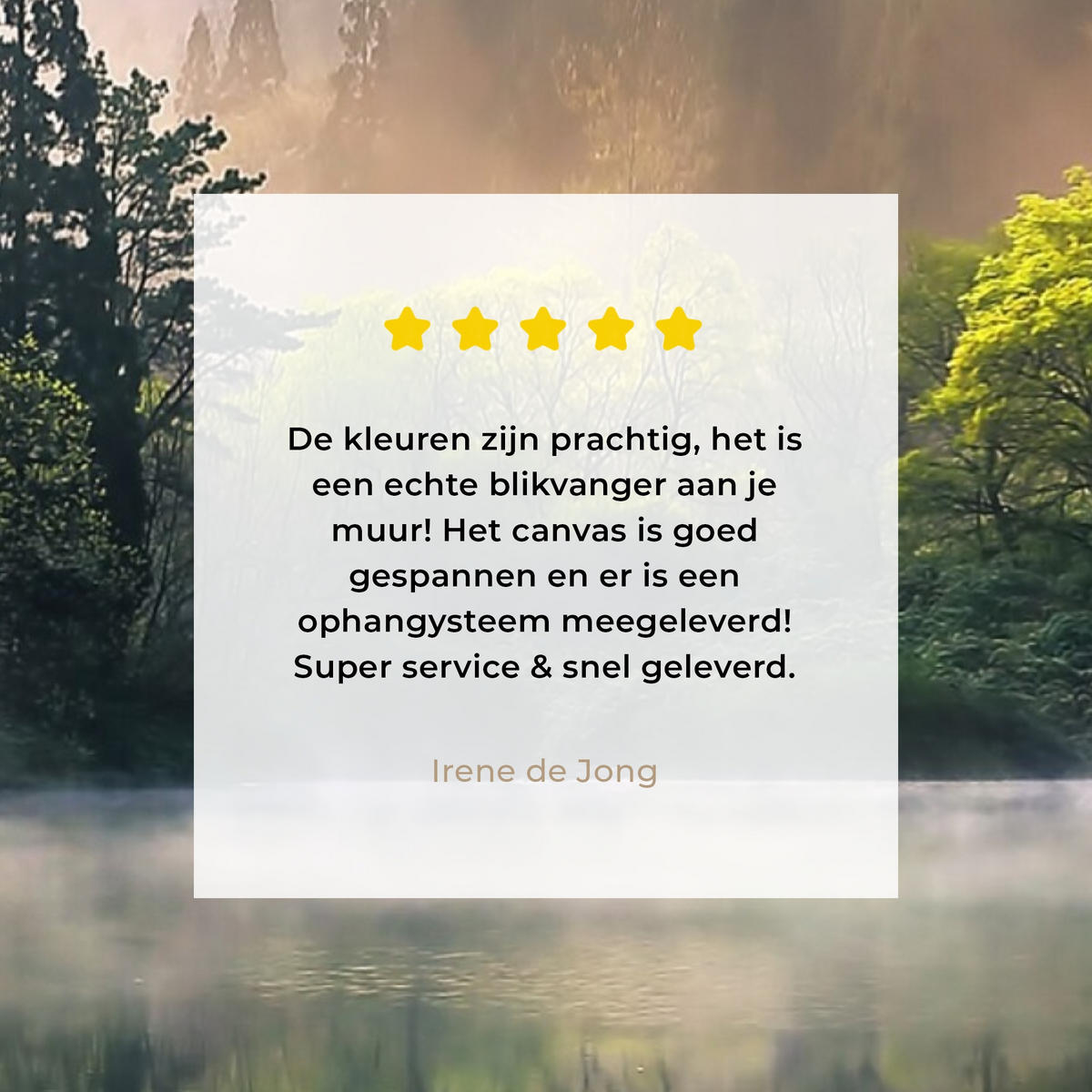 LEINWANDBILD Natur - Bäume - Berge - See - Wasser 60x80 cm - Hellgrün, Textil (60/80cm) - MuchoWow