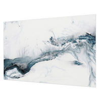 FOTOTAPETE 104x70 cm - Abstrakte Eleganz - Weiß, Textil (104/70cm) - Wallfluent