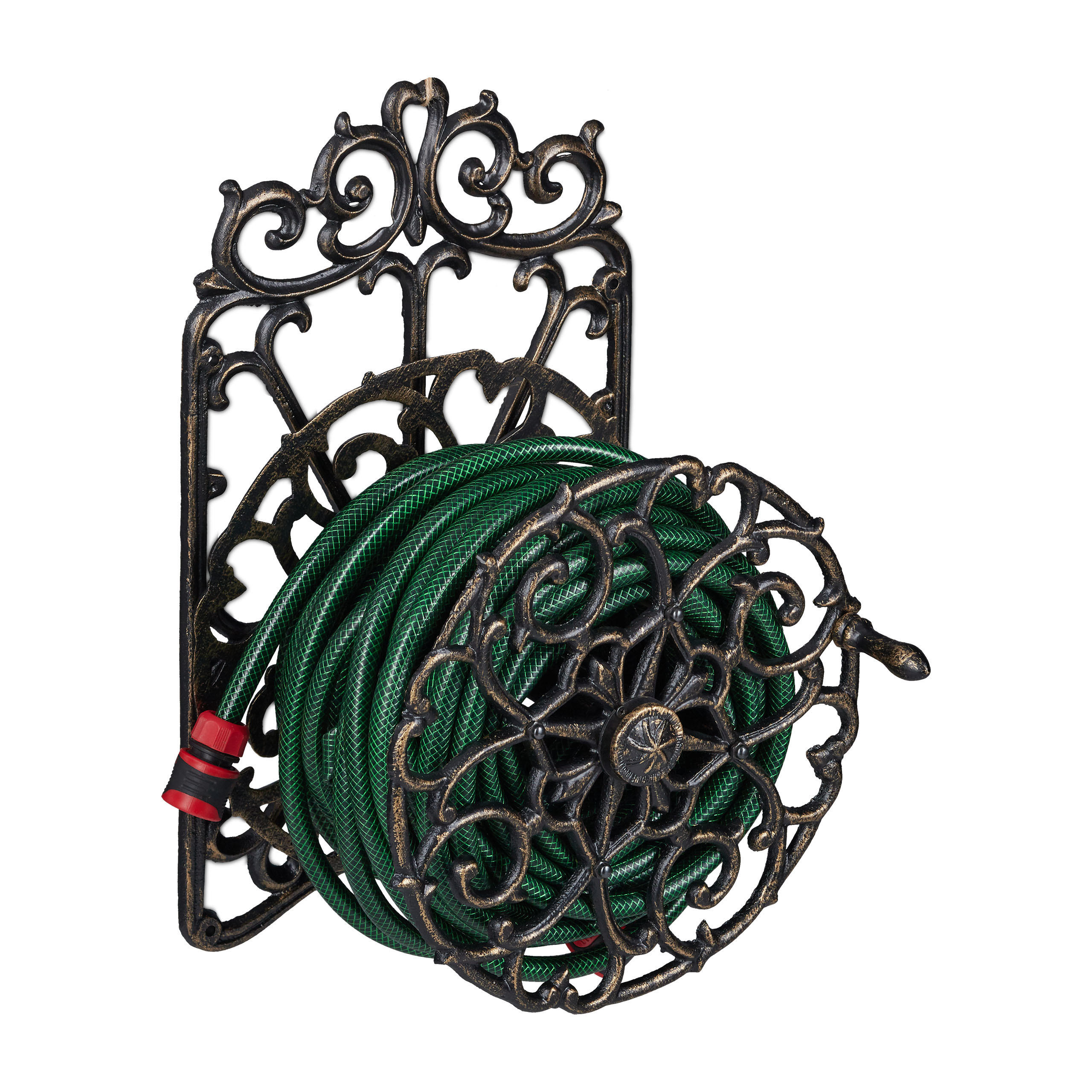 SCHLAUCHHALTER - Multicolor, Metall (33/52/31cm) - Relaxdays