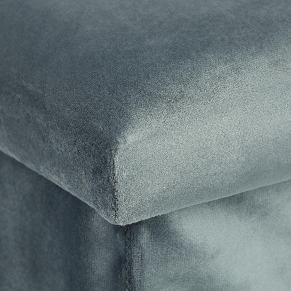 SITZHOCKER - Anthrazit, Holzwerkstoff/Textil (38/38/38cm) - Relaxdays