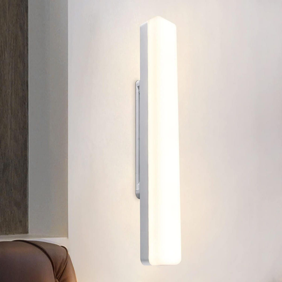 LED-DECKENLEUCHTE Diederich 40/4.5/5 cm - Weiß, Kunststoff (40/4.5/5cm) - Nettlife