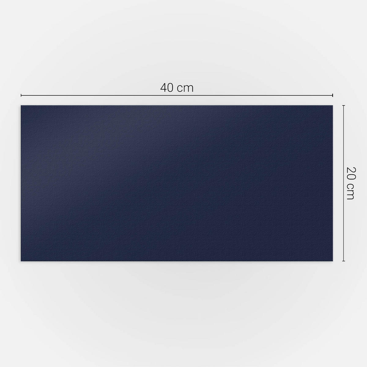 WANDPANEEL 10x 40x20 cm selbstklebend Thalisse - Petrol, Kunststoff (20/1.6/40cm) - Wallfluent