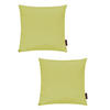 KISSENHÜLLE 2er Set Fino uni 50/50 cm - Hellgrün, Textil (50/50cm) - Magma Heimtexx