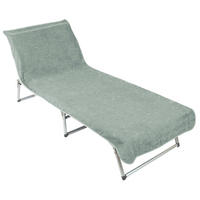 STRANDTUCH, 75x215 cm, 100% Baumwolle, Grün - Salbeigrün, Textil (75/215cm) - Zollner