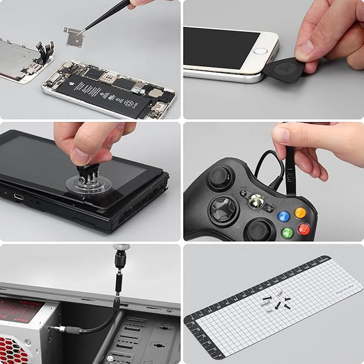 SCHRAUBENDREHER-SET-DIY,152-IN-1 Präzisionsschraubendreher-Set - Schwarz, Metall (19.5/11/5cm) - LIBRATON
