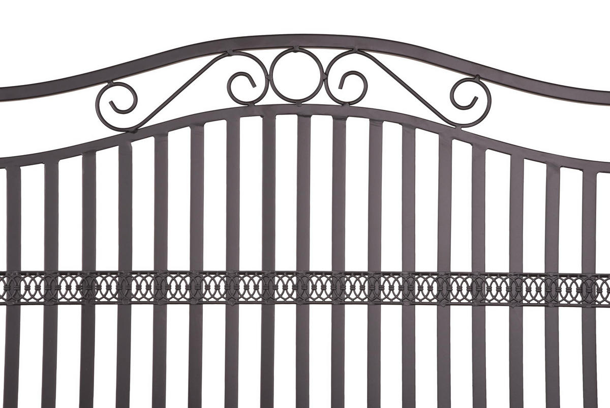 GARTEN-HÄNGEBANK Silvia Hängebank - Schwarz, Metall (50/58/114cm) - DELUKE