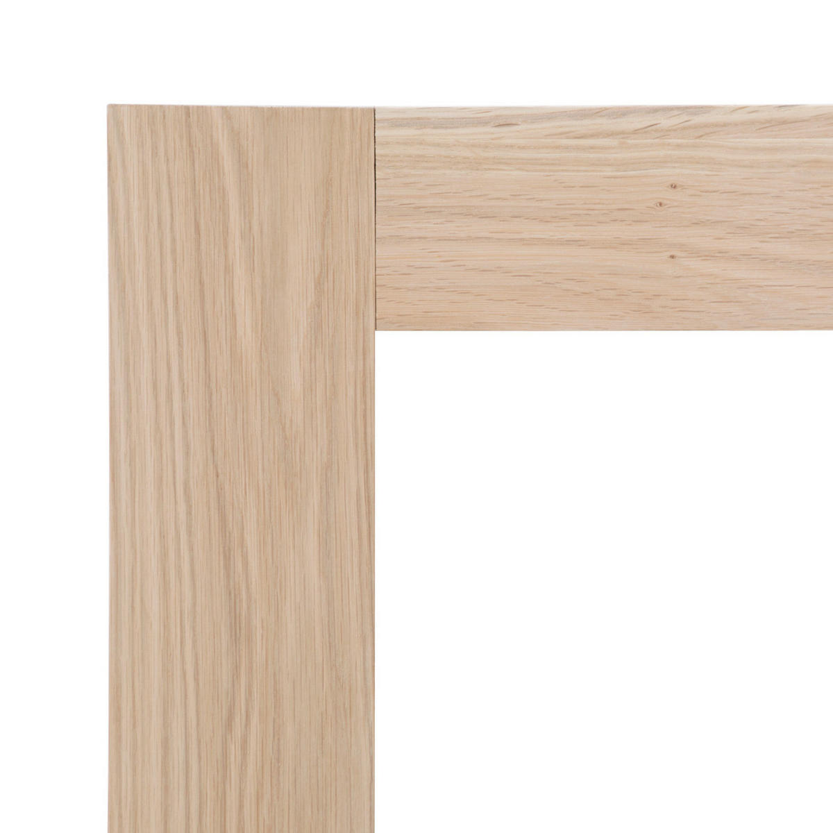 SITZBANK - Eiche massiv - Eichefarben, Holz (165/45/39cm) - home24