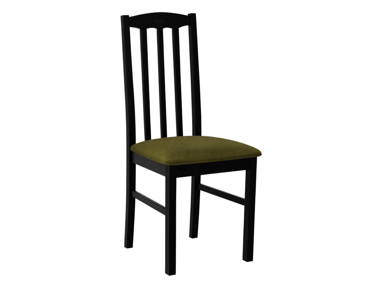 STUHL Bos XII, Holzfarbe: Schwarz - Schwarz/Grün, Holz (43/90/48cm) - MIRJAN24