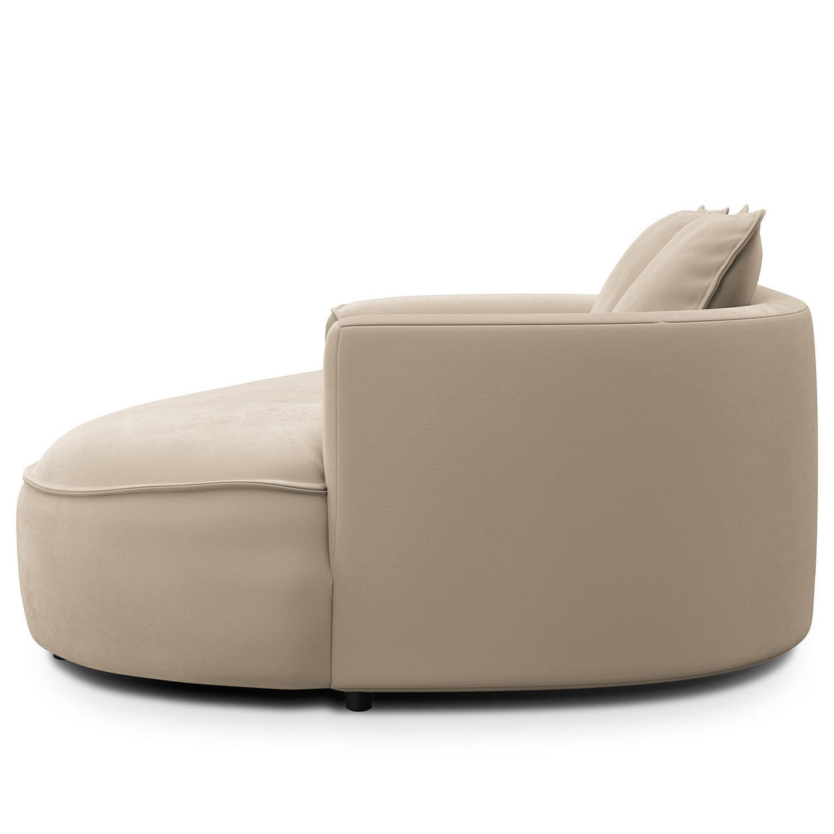 2,5-SITZER SOFA - Beige, Textil (217/82/156cm) - home24