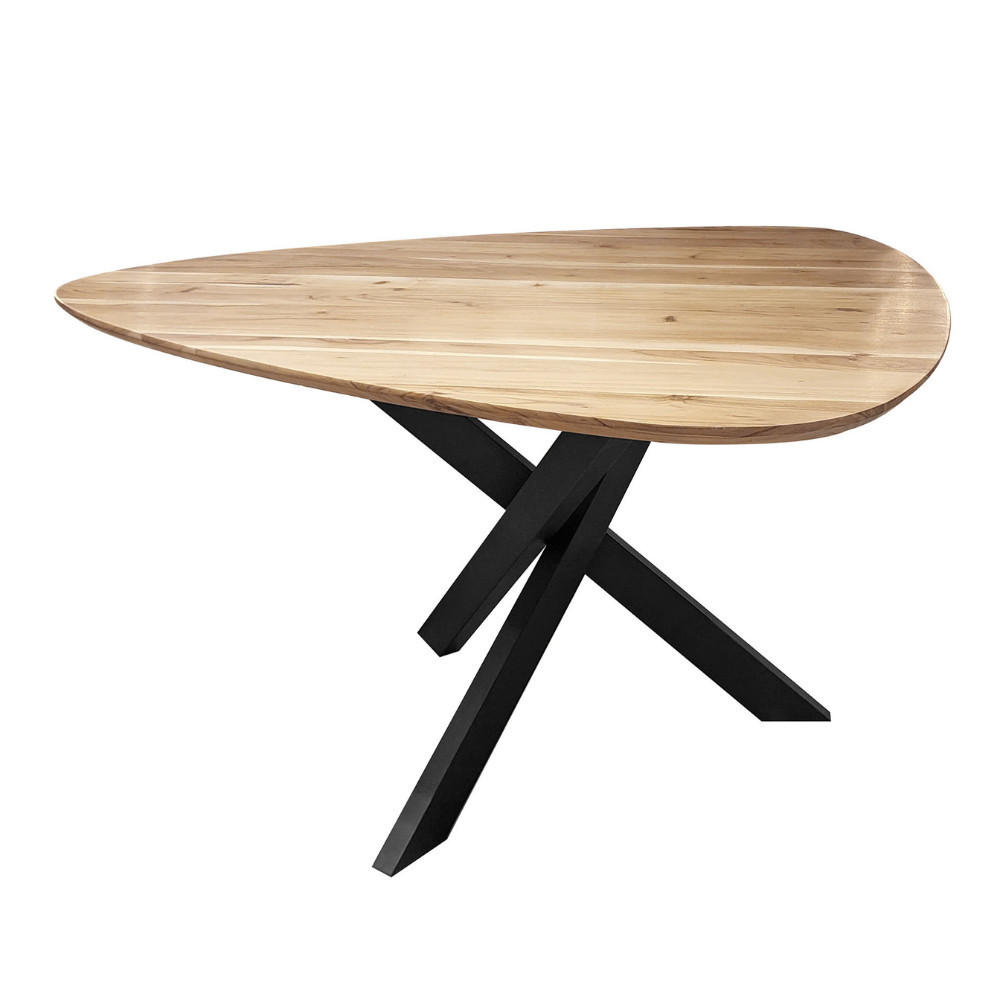 ESSTISCH NEVIO TRIANGOLO Organischer Massivholztisch - Braun, Holz (135/135/73cm) - alesvelt