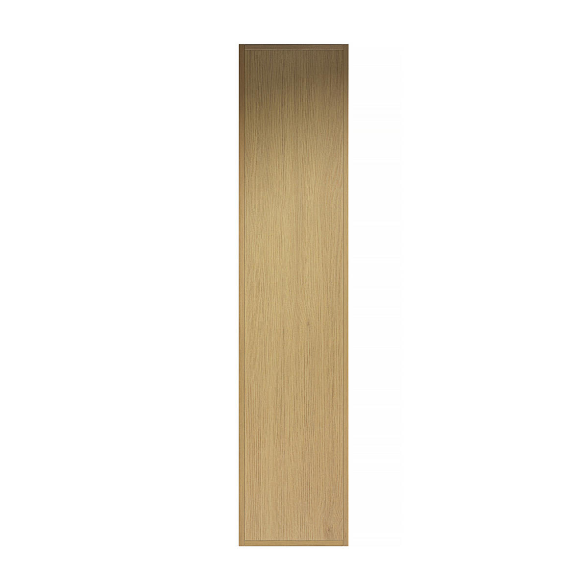 MIDISCHRANK 160x35x35cm in Goldene Eiche,aus Sperrholz mit Dämpfer - Eichefarben/Schwarz, Holzwerkstoff (160/35/35cm) - Modfu