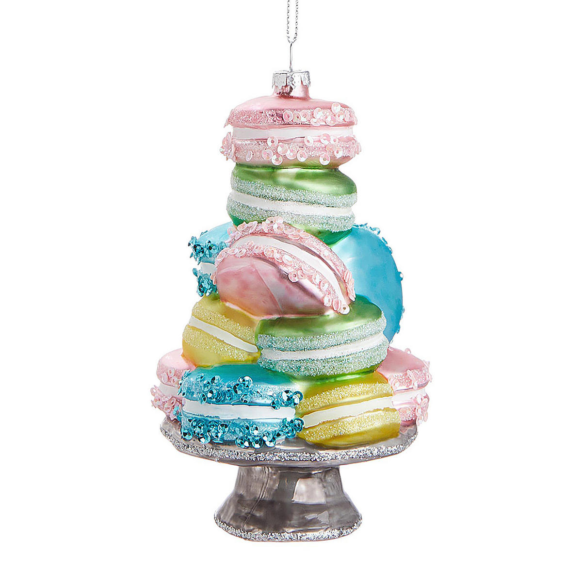 BAUMANHÄNGER Hang On Macrons - Multicolor, Glas (8/14/8cm) - Butlers