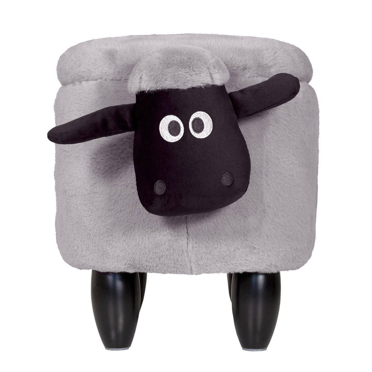 TIERHOCKER Schaf - Grau, Textil (32/37/55cm) - SVITA