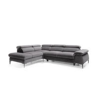 ECKSOFA BLUES Grau 280x214x94 cm - Grau, Textil (280/214cm) - FURNLUX