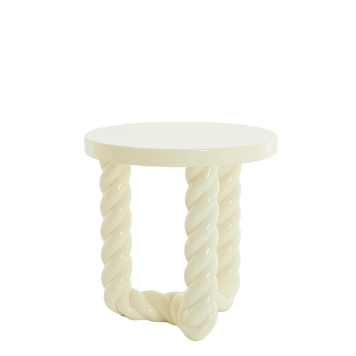 BEISTELLTISCH Vallejo Weiß 46/46/46 cm - Weiß, Kunststoff (46/46/46cm) - Light & Living