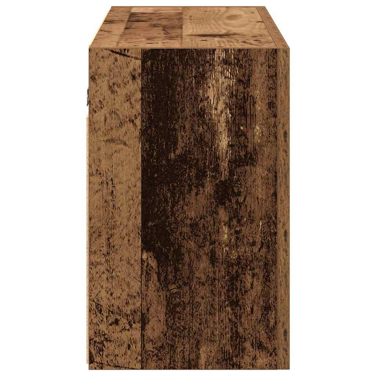 BAD-WANDSCHRANK Altholz-Optik 100/25/40 Cm Holzwerkstoff - Braun, Holzwerkstoff (25/40/100cm) - vidaXL