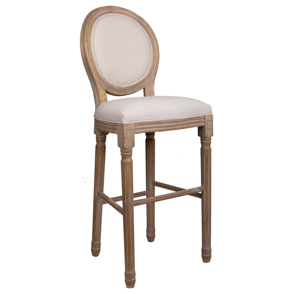 HOCKER 52x46x116 cm - Beige, Naturmaterialen (52/116/46cm) - Wanderlust