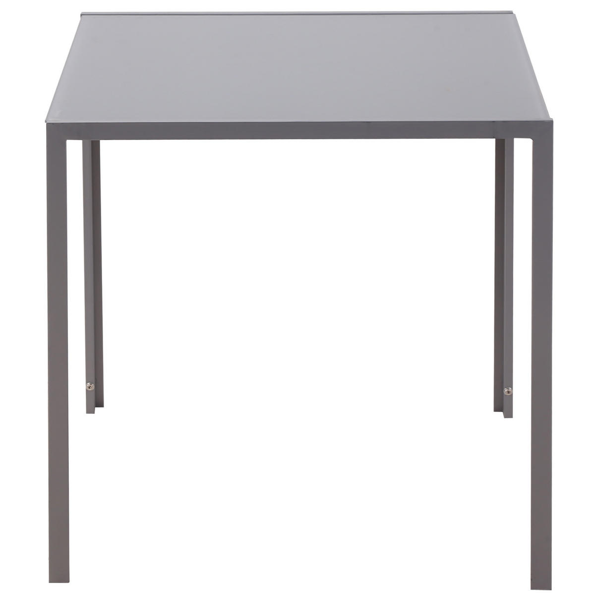 ESSTISCH Grau 1 Stück - Grau, Kunststoff (75/75/75cm) - GiPP