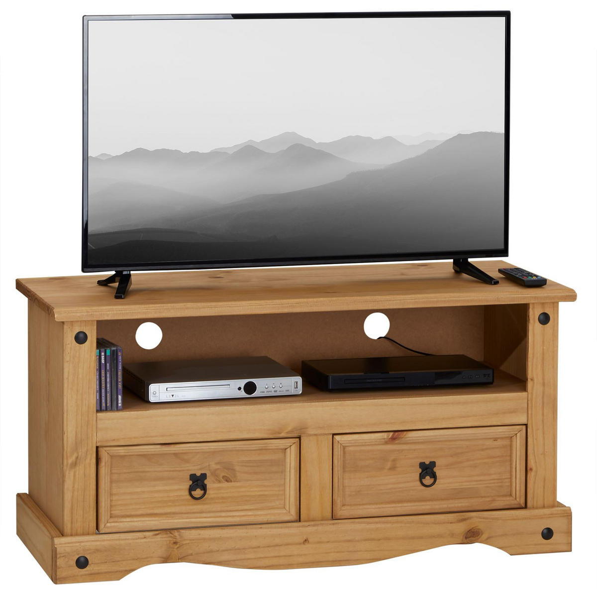 LOWBOARD SALSA - Naturfarben, Holz (108/55/44cm) - CARO-Möbel