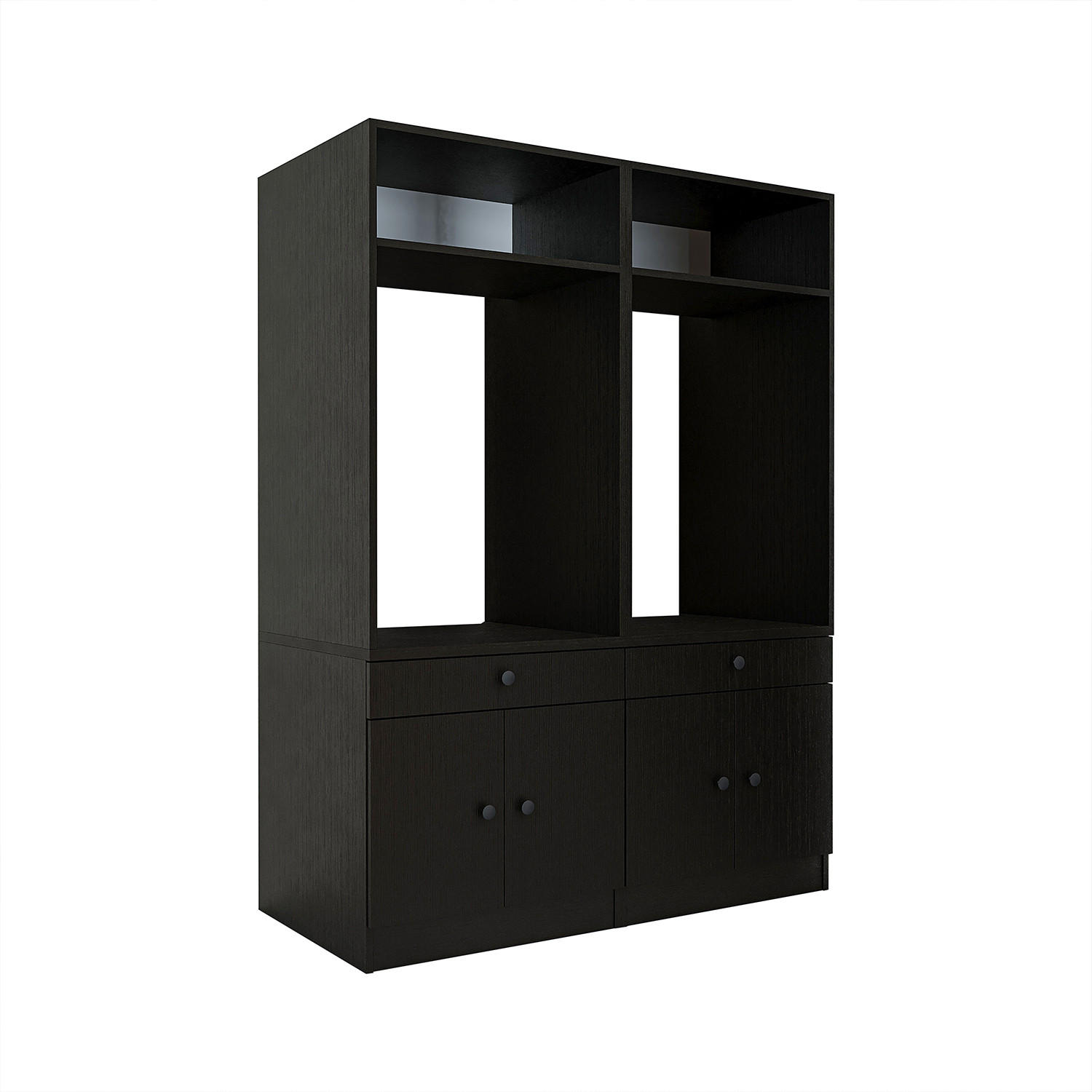 WASCHMASCHINENSCHRANK Serie 1 134cm Breit, 184cm Hoch - Eichefarben, Holzwerkstoff (134/184/67cm)