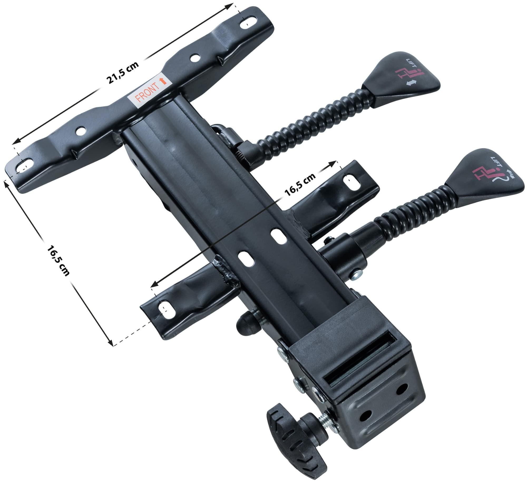 STUHLGESTELL Metall schwarz - Schwarz, Metall (35/9.5/34cm) - CLP