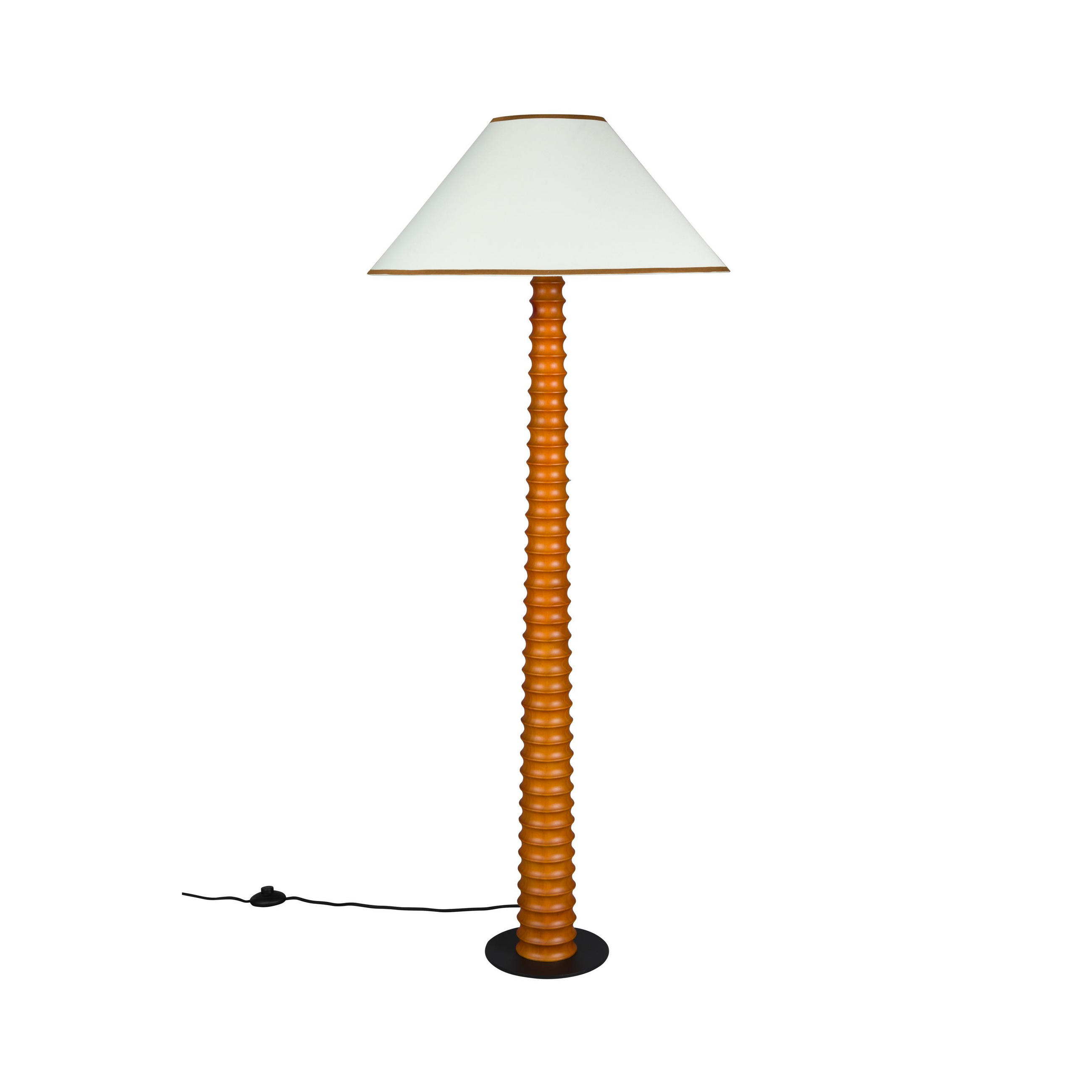 STEHLAMPE Horace - Braun, Holz (60/60/145cm) - Dutchbone