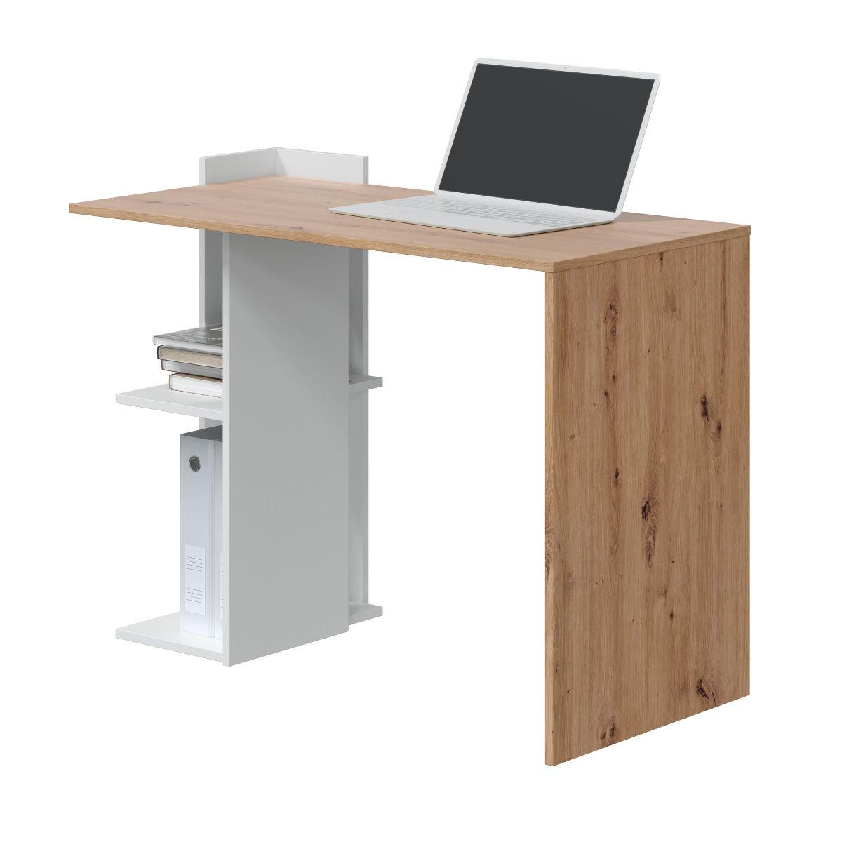 SCHREIBTISCH Kenia - L100 cm - Apfelbaumfarben, Holzwerkstoff (100/52/78cm) - Calicosy