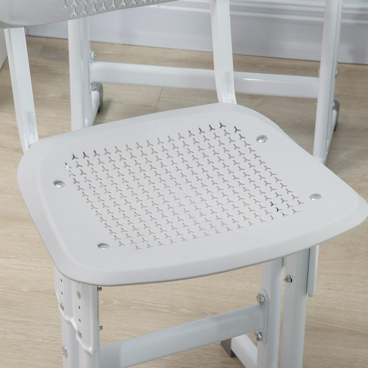 SCHREIBTISCH-SET DE-17507 mit Lesestütze und Staufach Grau - Grau, Kunststoff (60/102/45cm) - ComfortXL