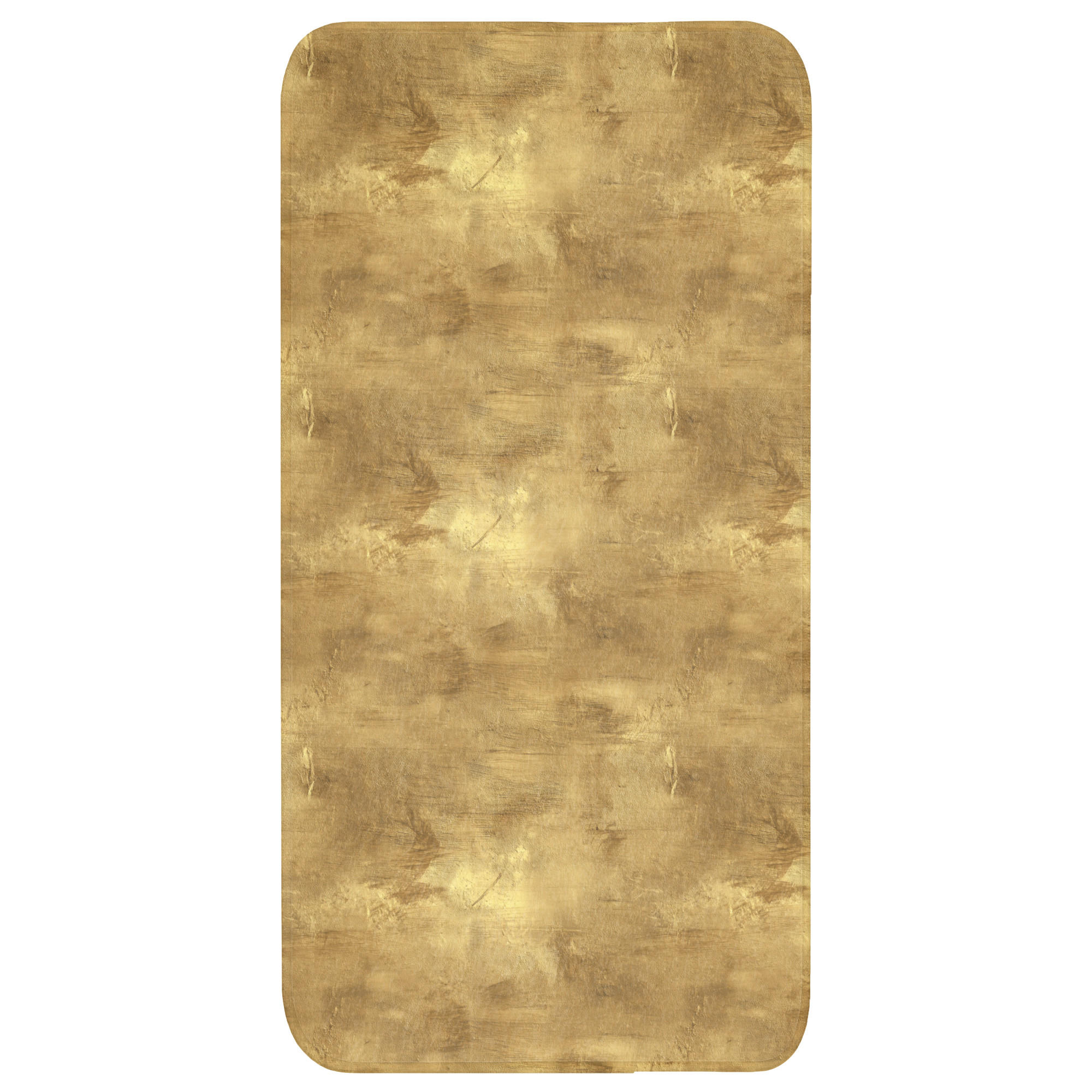BADEMATTE Industriell - Textur - Gold Badteppich 60x120 cm - Goldfarben, Kunststoff/Textil (60/120cm) - OnlyWow