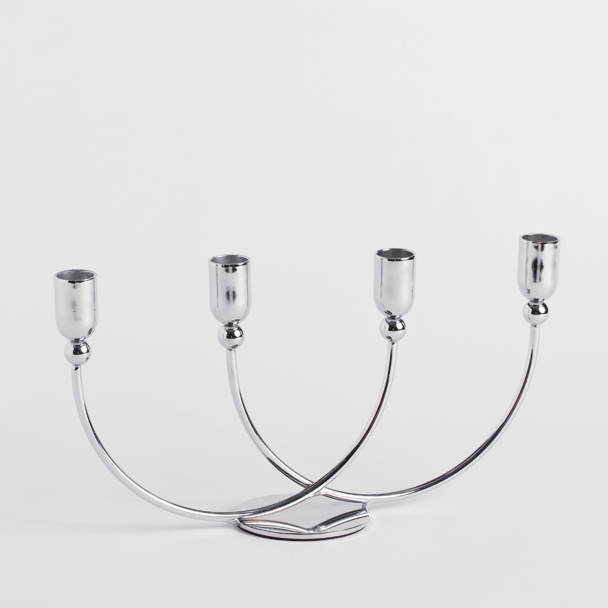 KERZENSTÄNDER Conceptosi - Silberfarben, Metall (8/15.5/31cm) - home&you