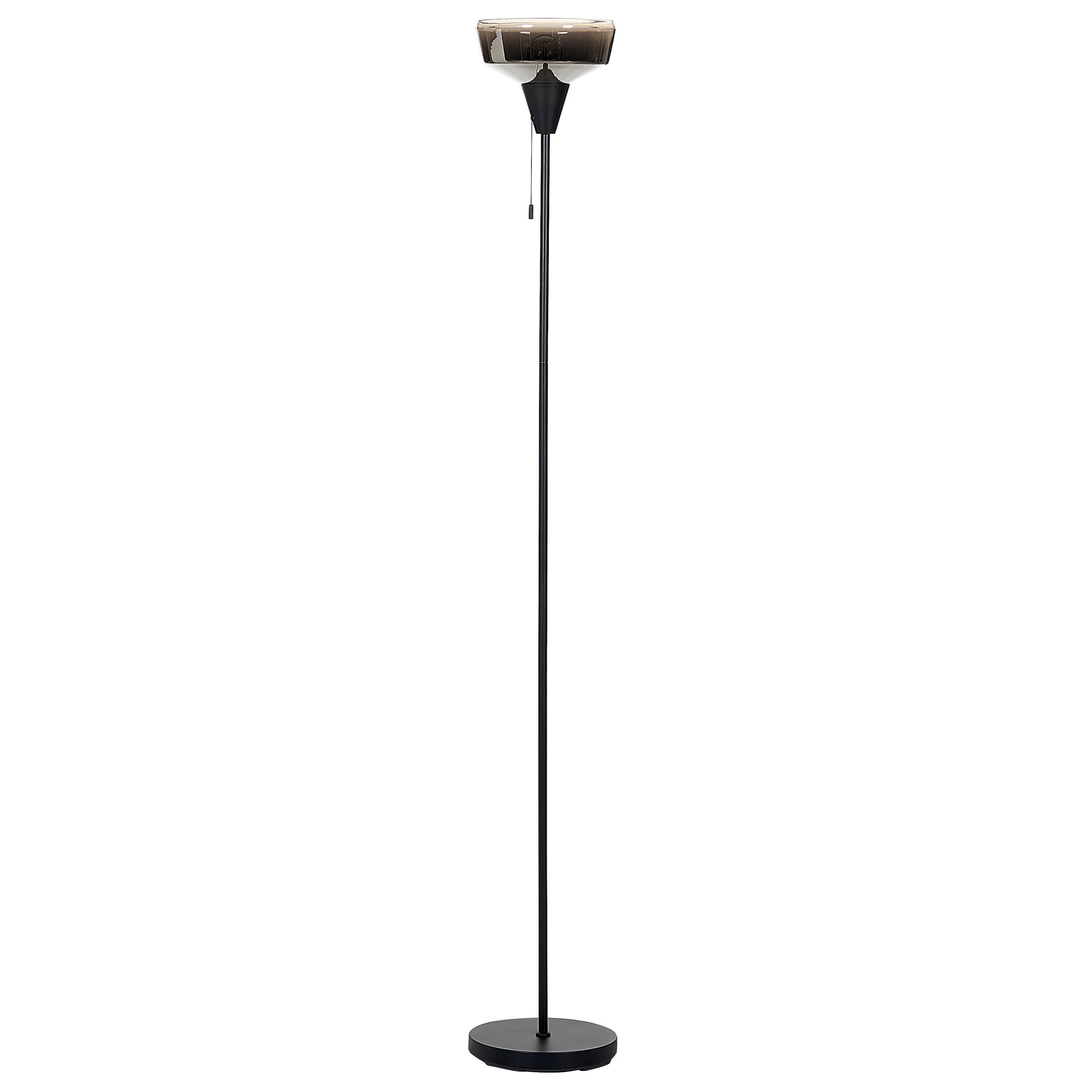 STEHLAMPE Talparo 25/25/175 cm - Schwarz, Metall (25/25/175cm) - Beliani