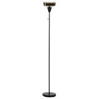 STEHLAMPE Talparo 25/25/175 cm - Schwarz, Metall (25/25/175cm) - Beliani