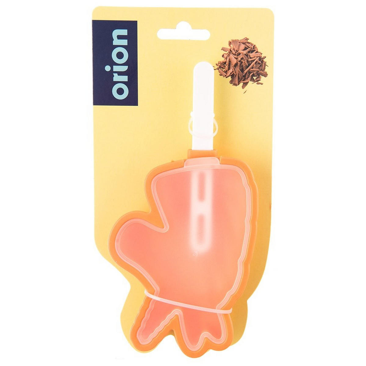 SILIKON-EISFORM Einhorn orange - Orange, Kunststoff (15/2.5/9cm) - Orion 