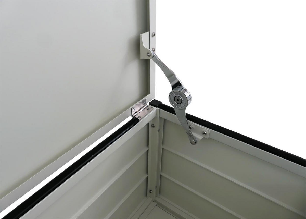 VERKLEIDUNG für Klimaanlage/Wärmetauscher 110x96x43cm Grau-Weiß - Weiß, Metall (96/110/43cm) - PROREGAL