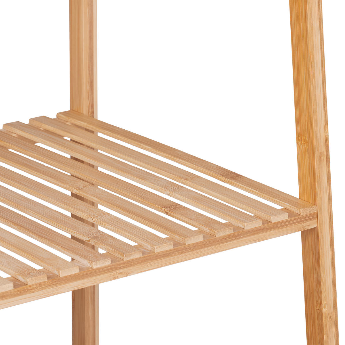 KLEIDERSTÄNDER - Hellbraun, Holz (78/164/42cm) - Relaxdays