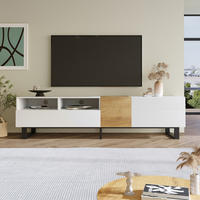 TV-SCHRANK Lowboard 180x50x38 cm Holzoptik - Weiß, Holz (180/50/38cm) - Fortuna Lai